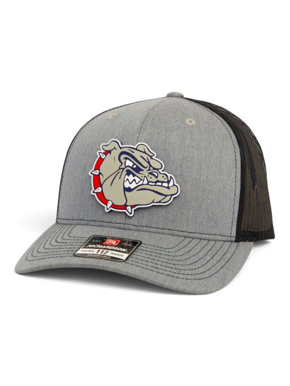 Gonzaga Bulldogs 3D Snapback Trucker Hat- Heather Grey/ Black